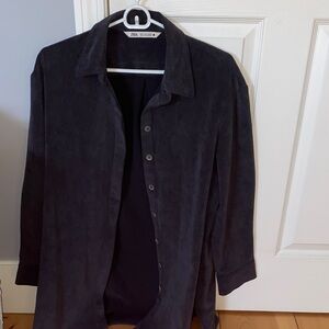 Zara Charcoal Long Sleeve Shirt